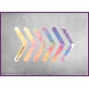 6 Stickers sol flèches sens de la file signaletique signalisation decoration covid-19 coronavirus autocollant boutique pharmacie