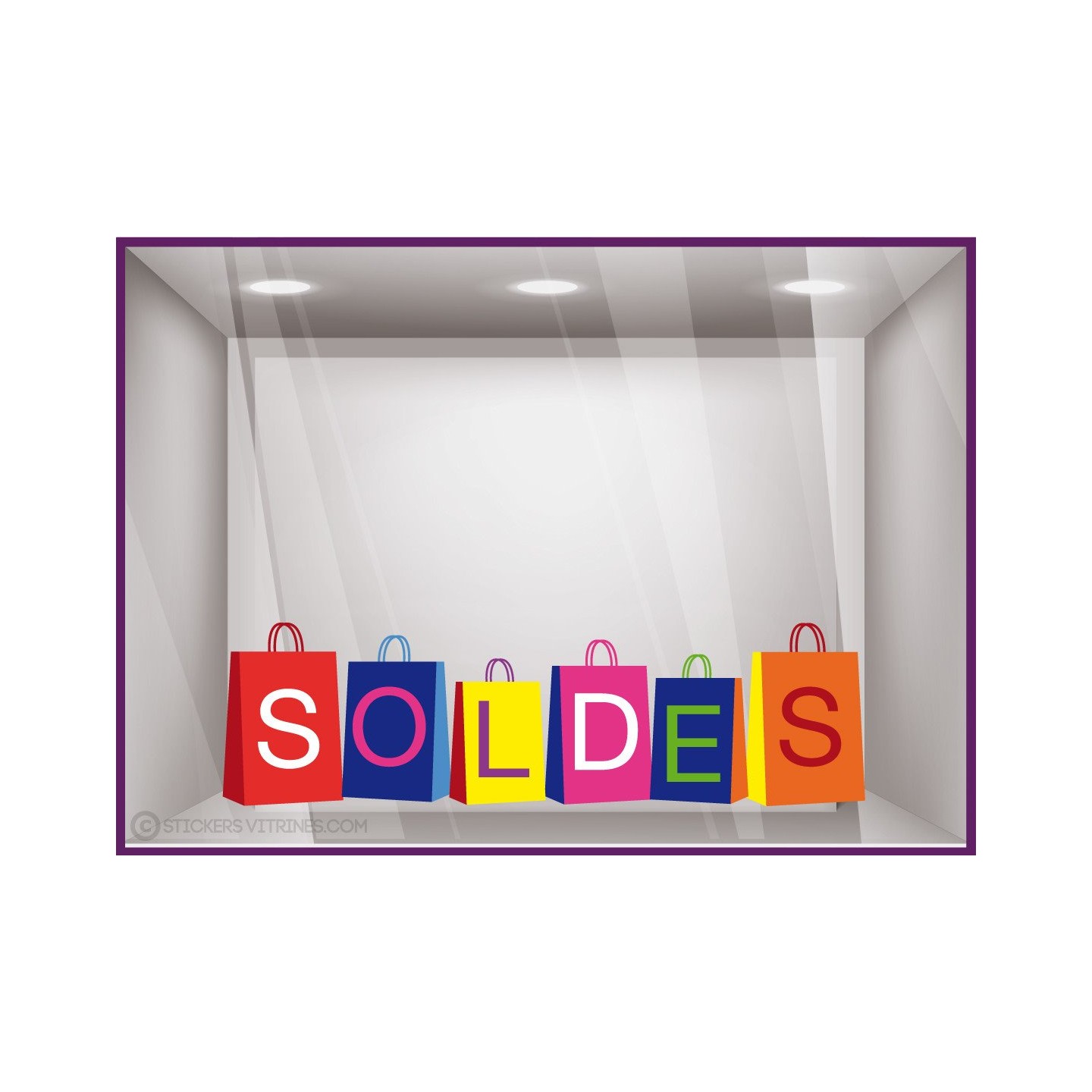 Sticker Soldes Sac