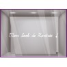 Sticker Une rentrée très classe autocollant adhésif lettrage bijouterie mode vitrine boutique enfant