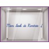 Sticker Une rentrée très classe autocollant adhésif lettrage bijouterie mode vitrine boutique enfant