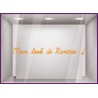 Sticker Une rentrée très classe autocollant adhésif lettrage bijouterie mode vitrine boutique enfant