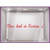 Sticker Une rentrée très classe autocollant adhésif lettrage bijouterie mode vitrine boutique enfant