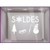 Sticker Soldes Sport d'Hiver promotion offre promotionnelle destockage braderie liquidation sport decoration noel