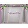 Kit de Sticker Vigne Foire aux Vins IDEE DECORATION DEVANTURE CAVISTE SUPERMARCHE VITRE