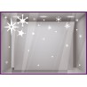Kit Stickers Grandes etoiles noel joyeuses fetes magasin vitrine mode bijouterie calicot commerce boulangerie
