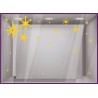 Kit Stickers Grandes etoiles noel joyeuses fetes magasin vitrine mode bijouterie calicot commerce boulangerie