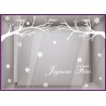 Kit de Stickers Joyeuses Fêtes Noël vitres magasins de mode décoration 
