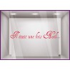 Sticker Il était une fois Noël DEVANTURE COMMERCE CALICOT VITROPHANIE DECORATION