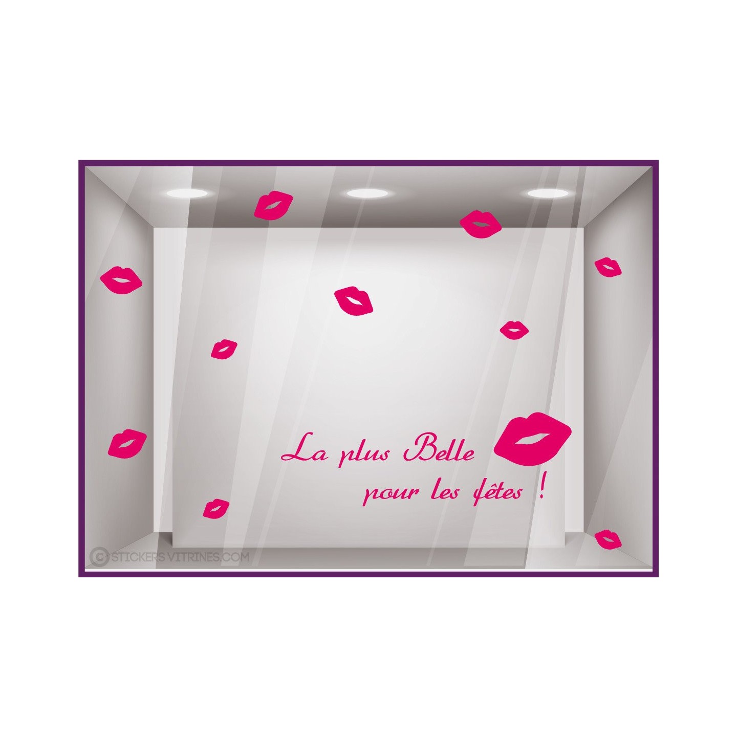 Kit de Stickers La Plus Belle Pour Les F^etes