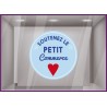 Sticker Soutenez le petit commerce DECORATION VITRINE ADHESIF AUTOCOLLANT BOUTIQUE  mairie ASSOCIATION COMMERCANT MAGASIN
