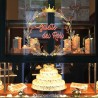 Sticker Couronne Galette des Rois autocollant adhesif commerce patissiers boulangerie vitrine lettrage epicerie