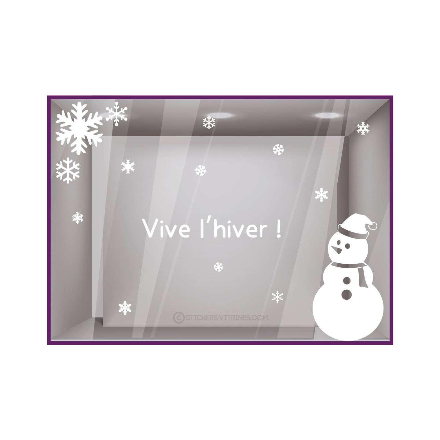 Kit de Stickers Vive l'Hiver