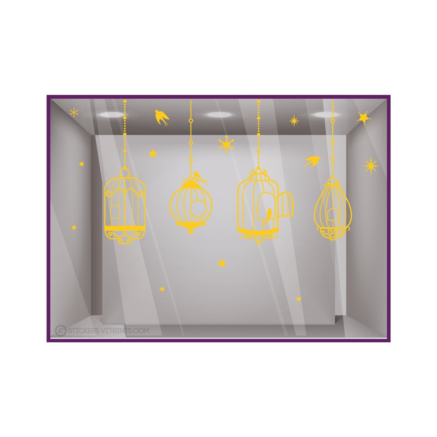 Kit de Stickers Cages d'Hiver