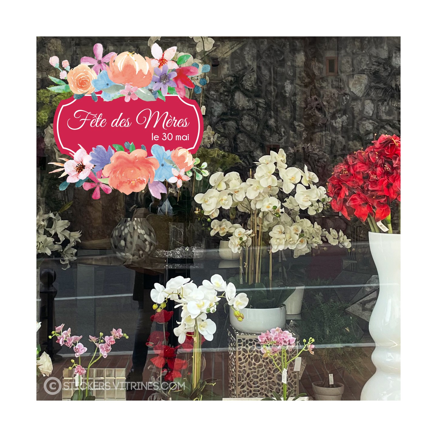 AUTOCOLLANT-ADHESIF-VITRES-DEVANTURE-BOUTIQUE-MAGASIN-FLEURISTE-CALICOT-IMPRIMEUR