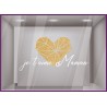Sticker Lettres autocollantes fleuriste bijouterie mode lettrage adhésif vitrophanie vitrine