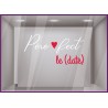 STICKER-FETE DES PERES-VITROPHANIE-DEVANTURE-VITRES-MAGASIN-DECO-LETTRAGE-AUTOCOLLANT
