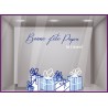 ADHESIF-VITRINE-FETE DES PERES-CADEAU-COMMERCE-DECORATION-BOUTIQUE-DEVANTURE-FABRICANT