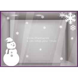 Kit de Stickers Pharmacien Hiver