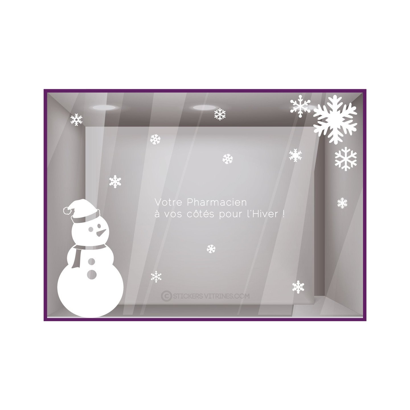 Kit de Stickers Pharmacien Hiver