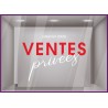 STICKER--SOLDES-VENTES PRIVEES-OFFRE-CALICOT-VITRINE-MAGASIN-DECO-LETTRAGE-ADHESIF-PROMOTIONS-COMMERCE