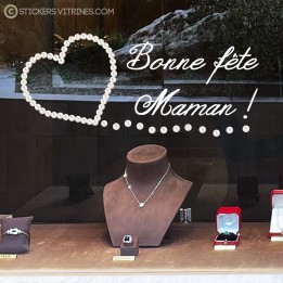 Autocollant-bijouterie-fete des meres-adhesif-boutique-vitrophanie