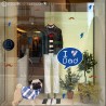 STICKER-FETE DES PERES-BOULEDOGUE-CALICOT-BOUTIQUE-MODE-DEVANTURE