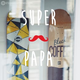 Sticker-fete des peres papas-lettrage autocollant-mode-maroquinerie-boutique-commerce-devanture