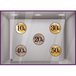STICKER--SOLDES-PAILLETTES-PRIX-OFFRE-CALICOT-VITRINE-MAGASIN-DECO-ADHESIF-PROMOTIONS-COMMERCE