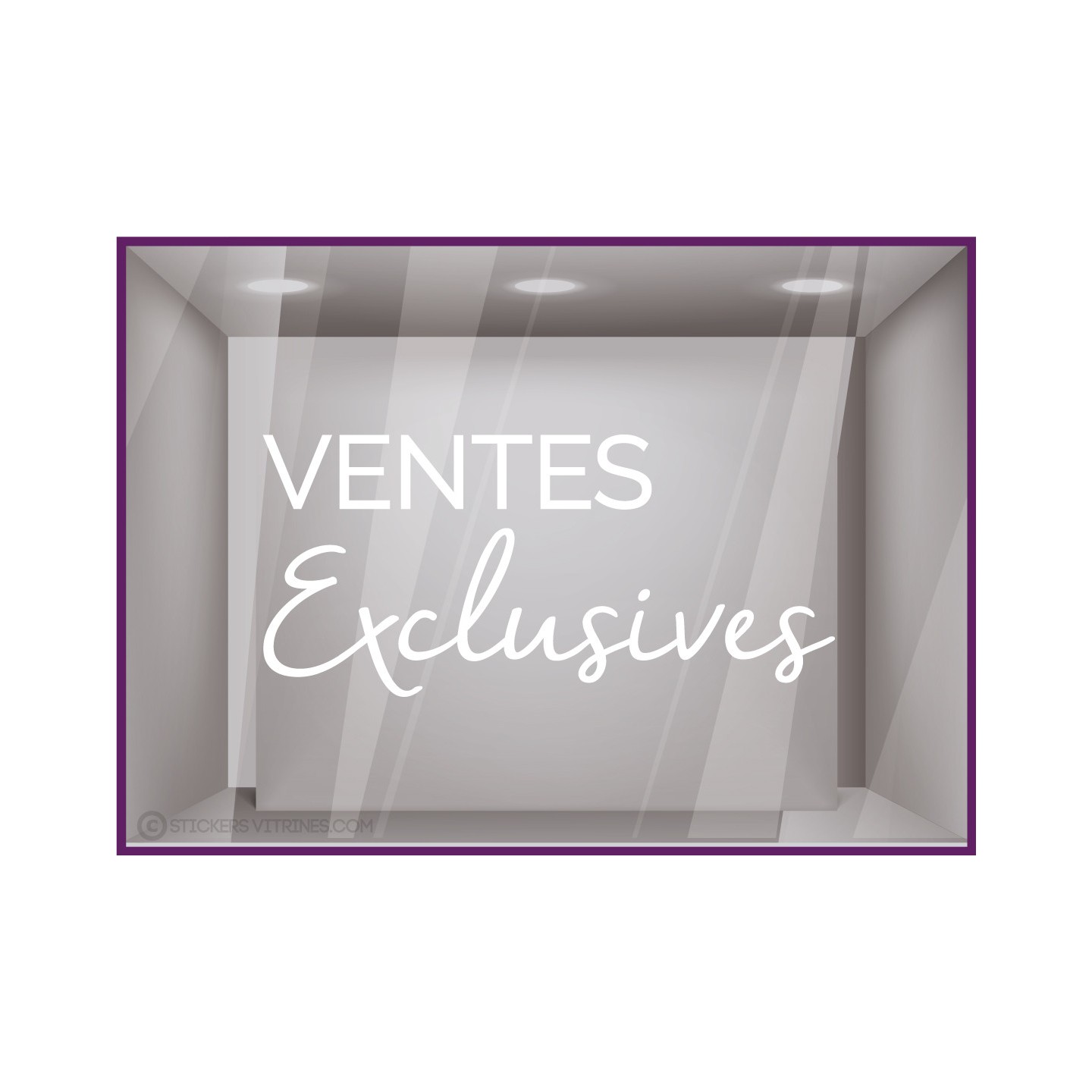 VENTES PRIVEES-SOLDES-OFFRE-AUTOCOLLANT GEANT-DEVANTURE-MAGASIN-LETTRES A COLLER-ADHESIF-PROMOTIONS-VENTES EXCLUSIVES
