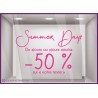 STICKER-LETTRAGE AUTOCOLLANT-VENTES-PRIVEES-ETE-PROMOTIONS-VITRINES-BOUTIQUE-MAGASIN