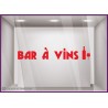 LETTRAGE ADHESIF-VITROPHANIE-BAR-ETE-DEVANTURE-COMMERCE