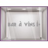 STICKER-LETTRAGE AUTOCOLLANT-CALICOT-VITRINE-MAGASIN-DECORATION