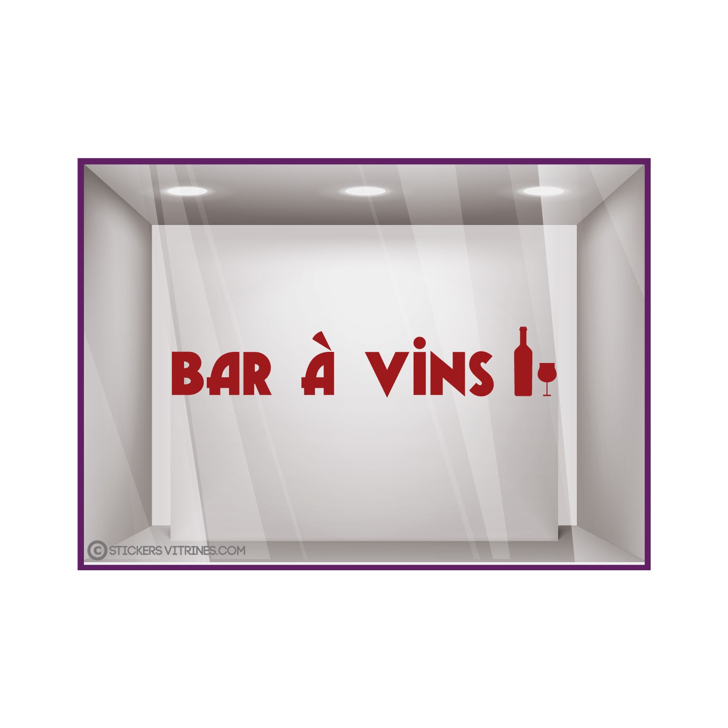 VITROPHANIE-DECORATION-ADHESIF-RESTAURANT-BAR-VITRE-LETTRAGE AUTOCOLLANT