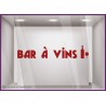 VITROPHANIE-DECORATION-ADHESIF-RESTAURANT-BAR-VITRE-LETTRAGE AUTOCOLLANT