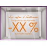 Sticker Promos Offres d'Halloween `a personnaliser