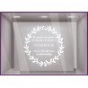 Sticker-Couronne-horaires a personnaliser-bistro-devanture-vitrine-fleuriste-lettrage-boutique-fleur