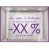 Sticker Promos Offres d'Halloween `a personnaliser