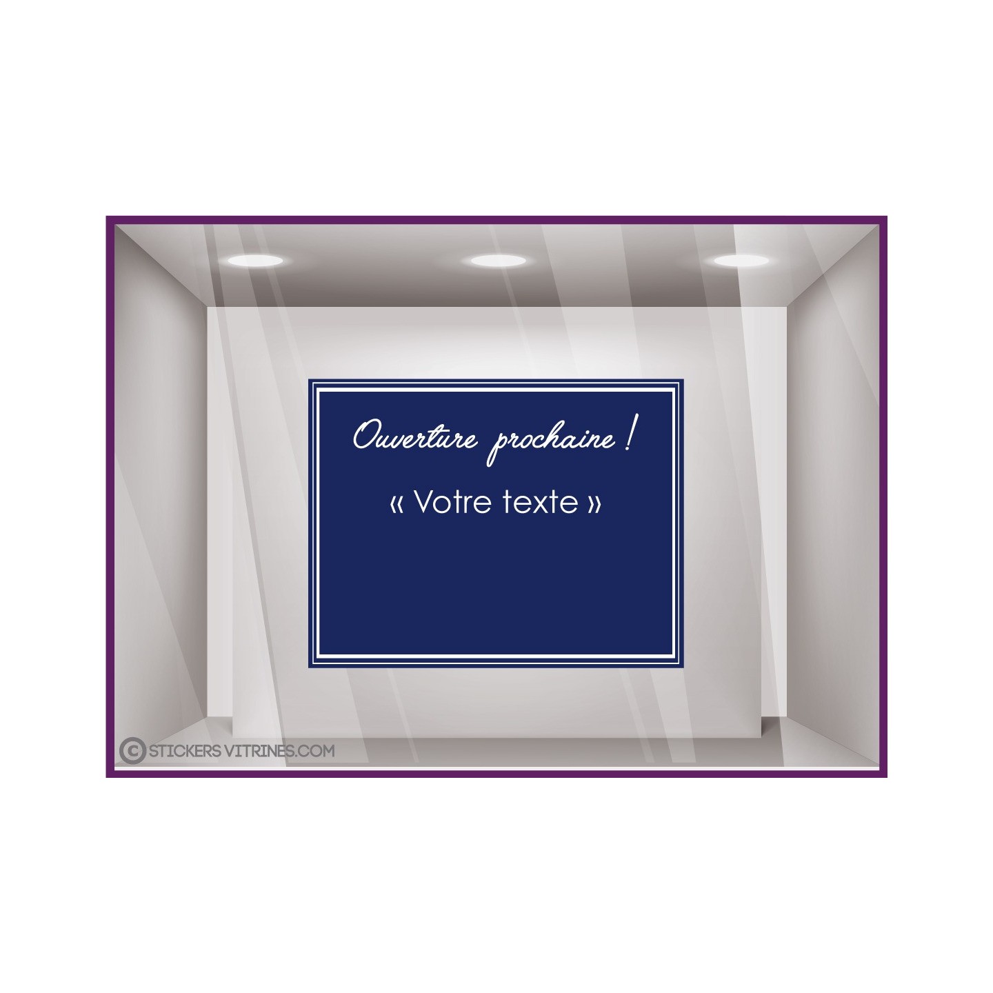ADHESIF-BOUTIQUE-MODE-COMMERCE-VITROPHANIE-VINYLE-MAGASIN-STICKER PAS CHER-OUVERTURE PROCHAINE