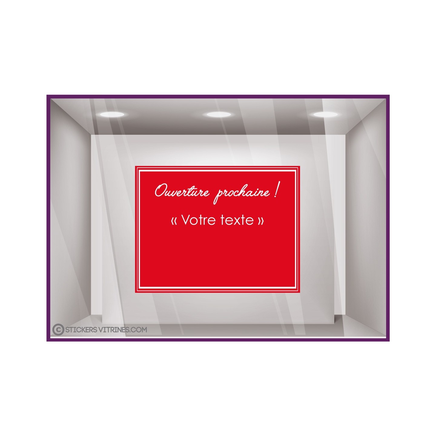 ADHESIF-BOUTIQUE-MODE-COMMERCE-VITROPHANIE-VINYLE-MAGASIN-STICKER PAS CHER-OUVERTURE PROCHAINE