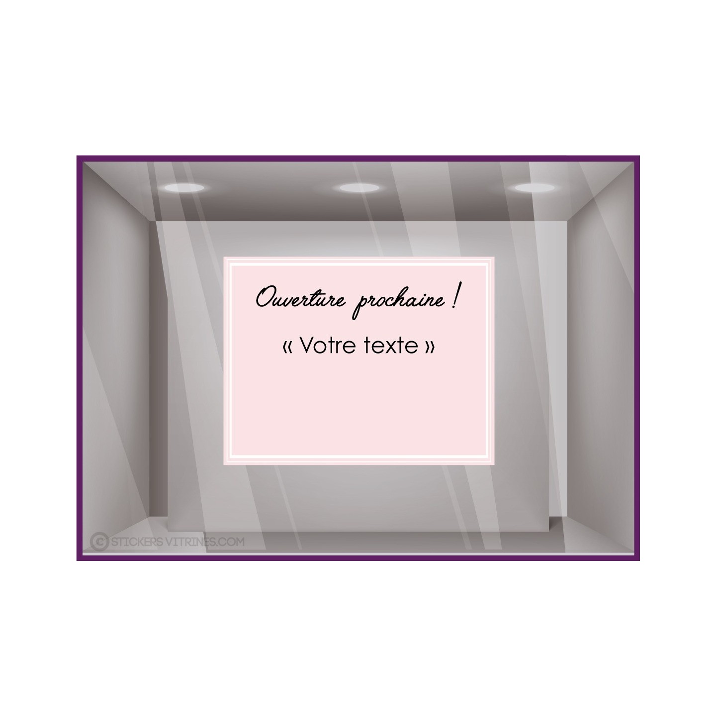 ADHESIF-BOUTIQUE-MODE-COMMERCE-VITROPHANIE-VINYLE-MAGASIN-STICKER PAS CHER-OUVERTURE PROCHAINE
