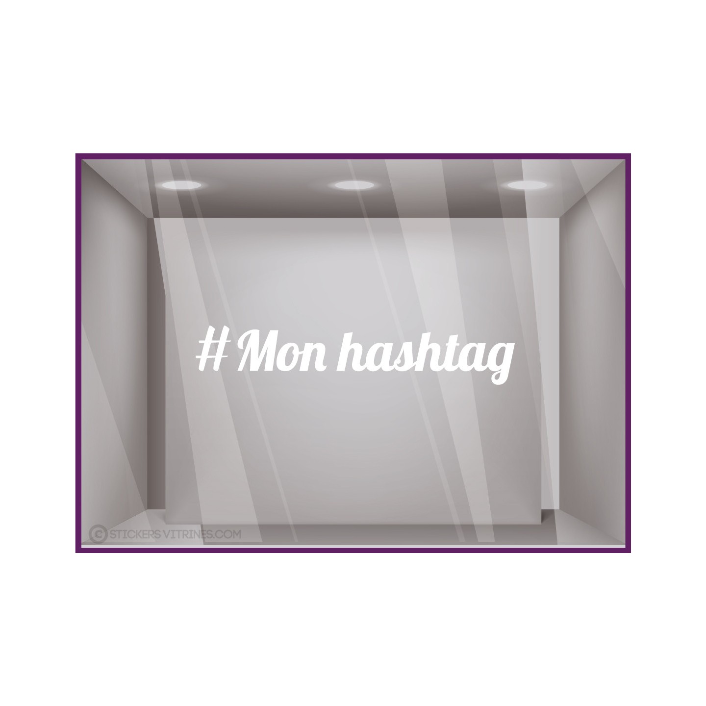 Sticker-hashtag a personnaliser-signaletique-vitrine-instagram-devanture-boutique-tendance-magasin-lettrage adhesif-autocollant 