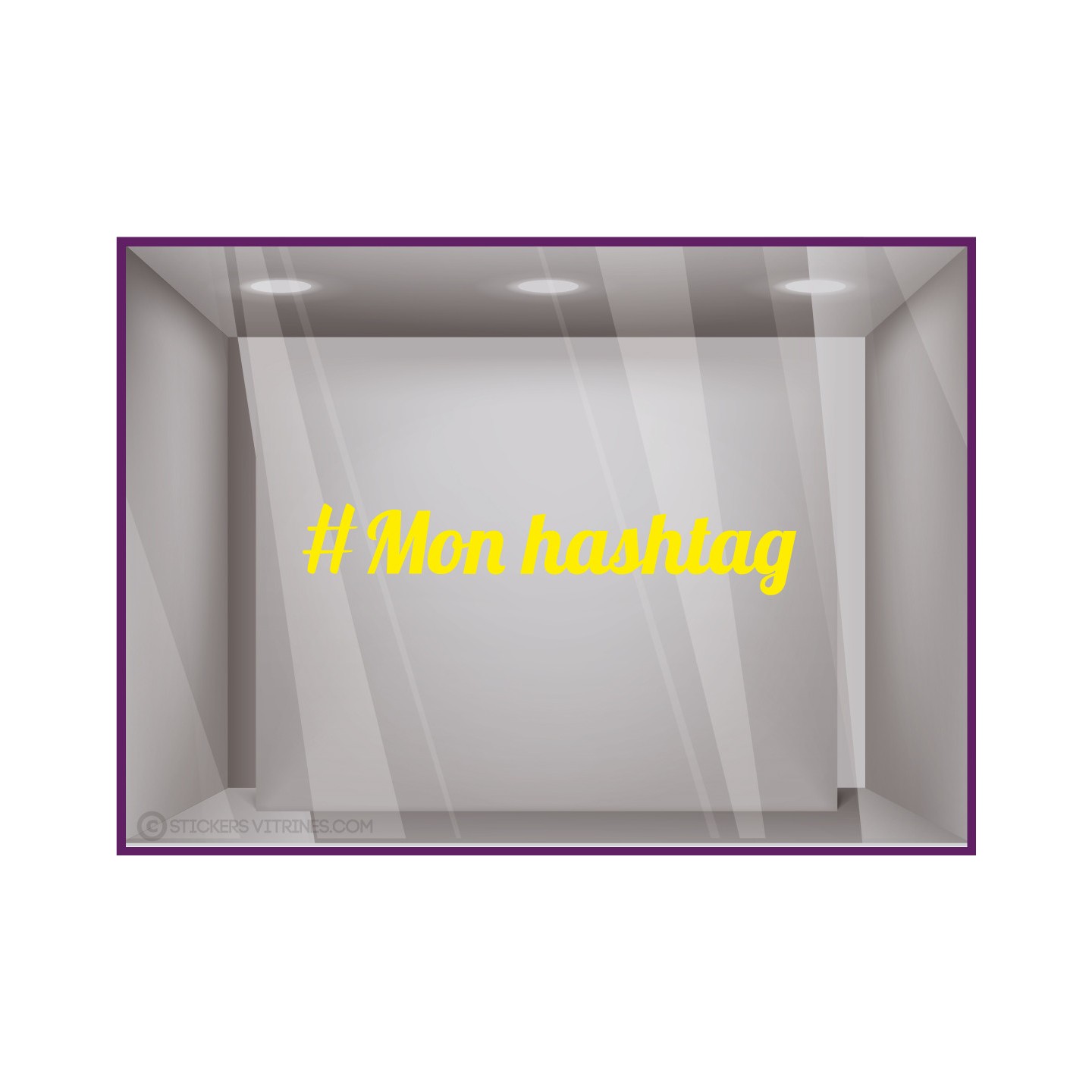 Sticker-hashtag a personnaliser-signaletique-vitrine-instagram-devanture-boutique-tendance-magasin-lettrage adhesif-autocollant 