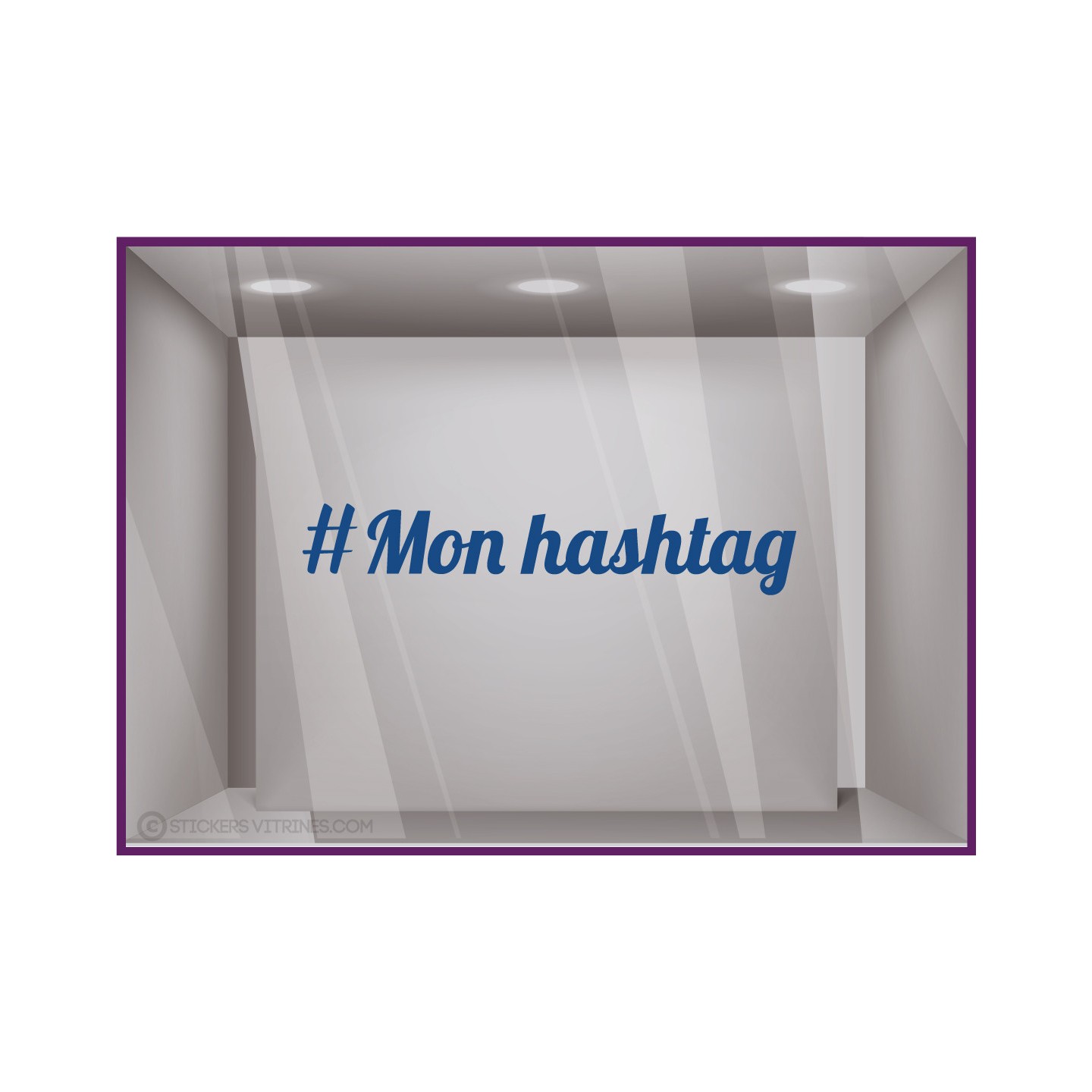 Sticker-hashtag a personnaliser-signaletique-vitrine-instagram-devanture-boutique-tendance-magasin-lettrage adhesif-autocollant 