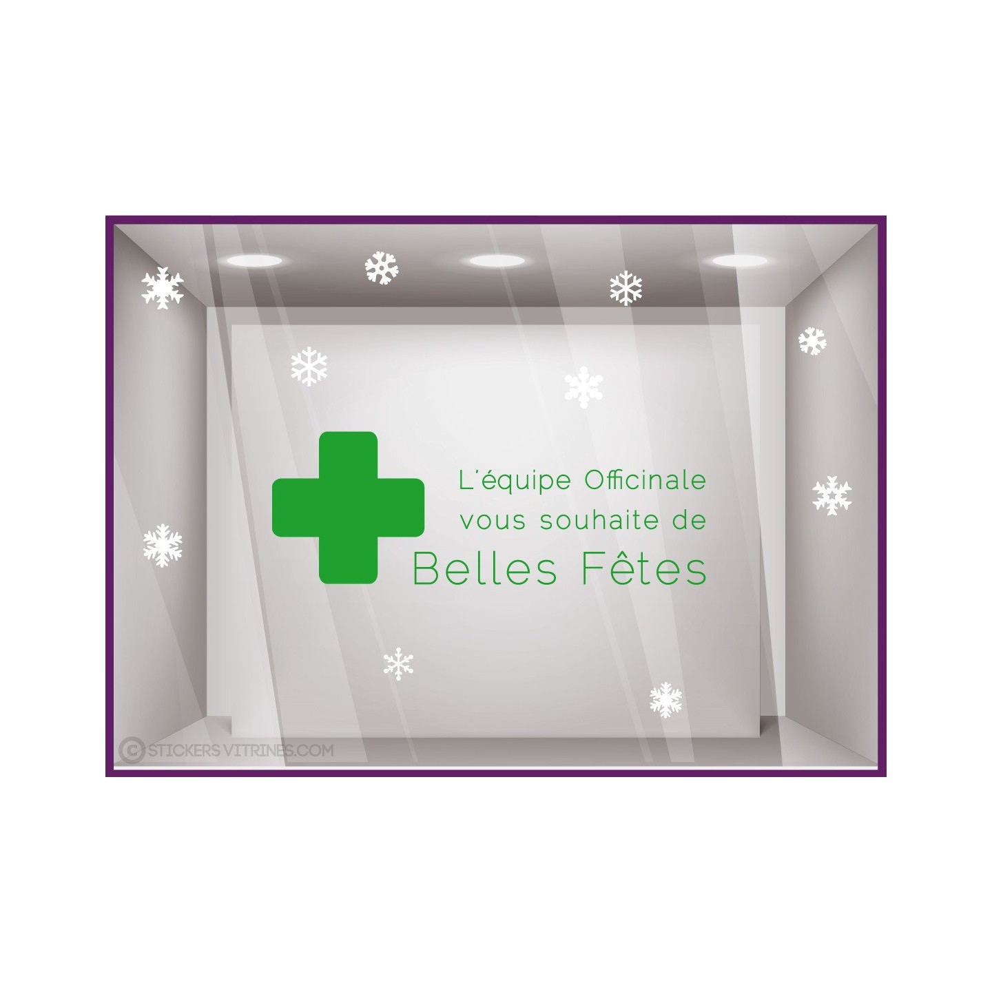 Sticker Equipe Officinale Noël