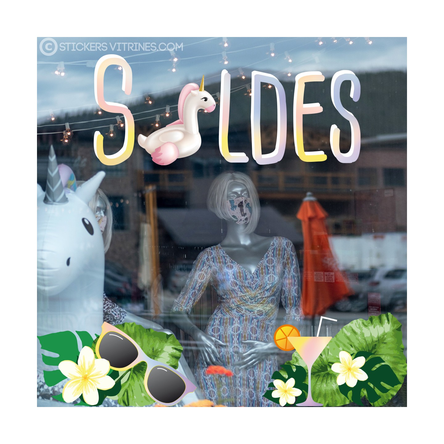 SOLDES-LICORNE-CALICOT-COMMERCE-BOUTIQUE-BIJOUTERIE-DEVANTURE-PROMOTIONS