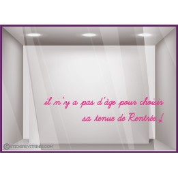 Lettrage Autocollant Rentree Magasin Boutique Decoration Mode Sticker Adhesif
