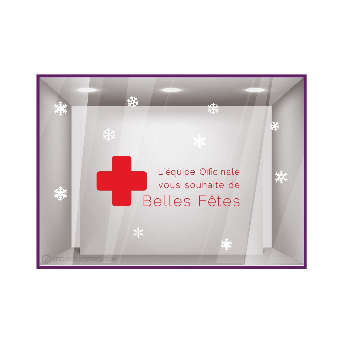 Sticker Equipe Officinale Noël