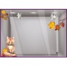 Renard Feuille Oiseau Automne Sticker Autocollant Adhésif Decoration Boutique Magasin