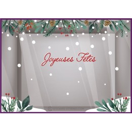 KIT DE STICKERS NOEL IDEE DECORATION TENDANCE FLOCONS VITRINE MAGASIN CALICOT JOYEUSES FETES BOULANGERIE