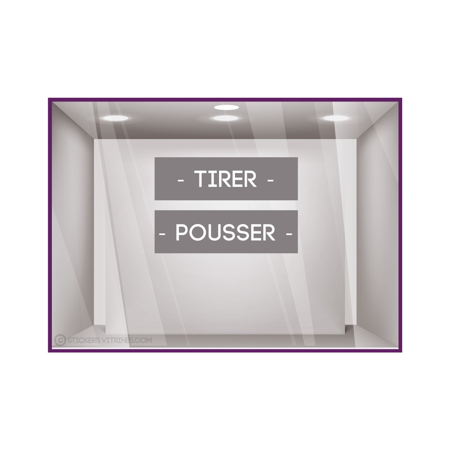 Kit Sticker Tirer/Pousser